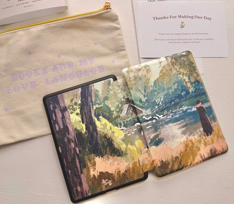 Customer photo review of Most Ardently - Kindle Case