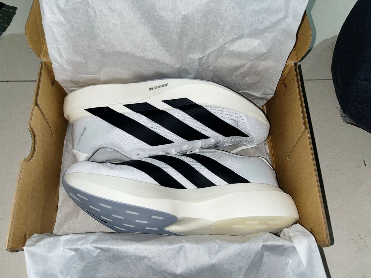 Customer photo review of Adizero Evo SL White - AZW