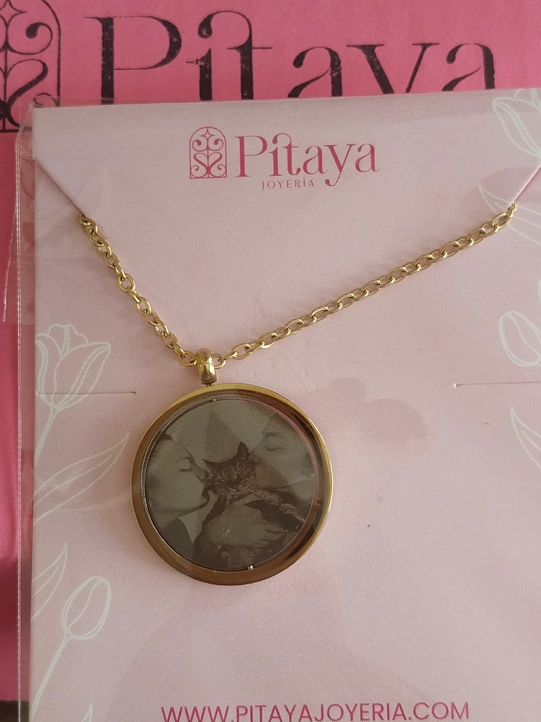 Customer photo review of Collar Memory  Personalizado