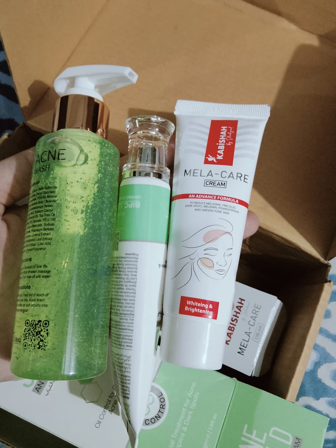 Customer photo review of Anti Acne Bundle