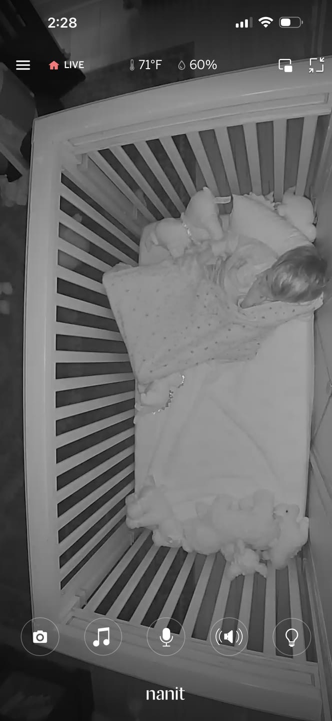 Customer photo review of Toddler Blanket, 4 Season® Merino Wool & Organic Cotton, 52.5" x 40", Star White