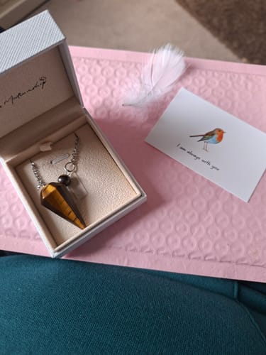 Customer photo review of Pendulum for Psychic Clarity & Spiritual Connection
