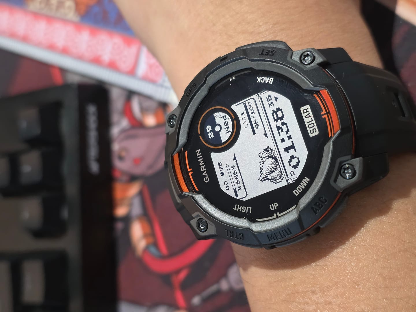 Customer photo review of Garmin Instinct 3 Solar