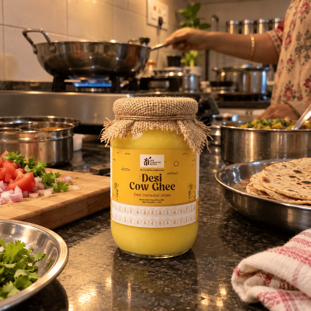Customer photo review of Desi Cow Ghee