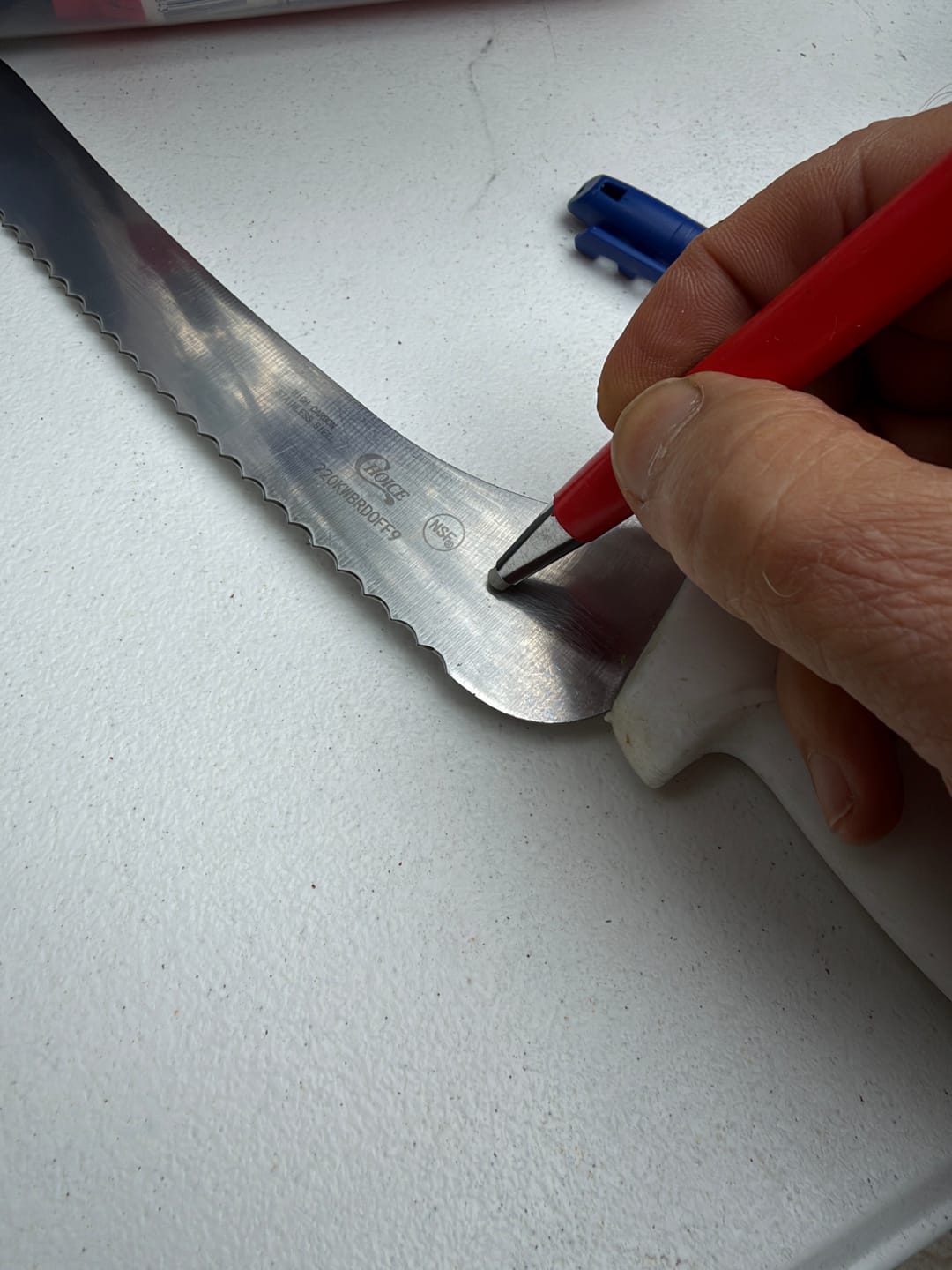 Customer photo review of Fiberglass Rust Removal Pen