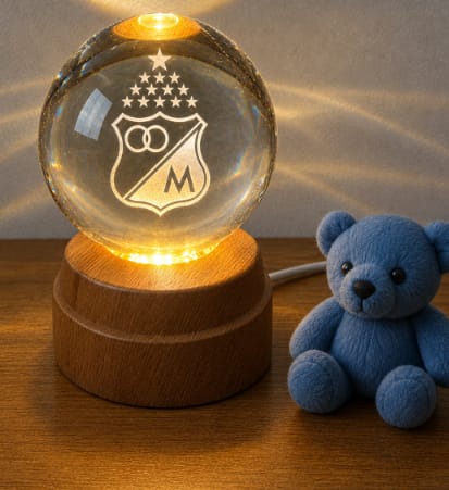 Customer photo review of Esferas giratorias de fútbol LED