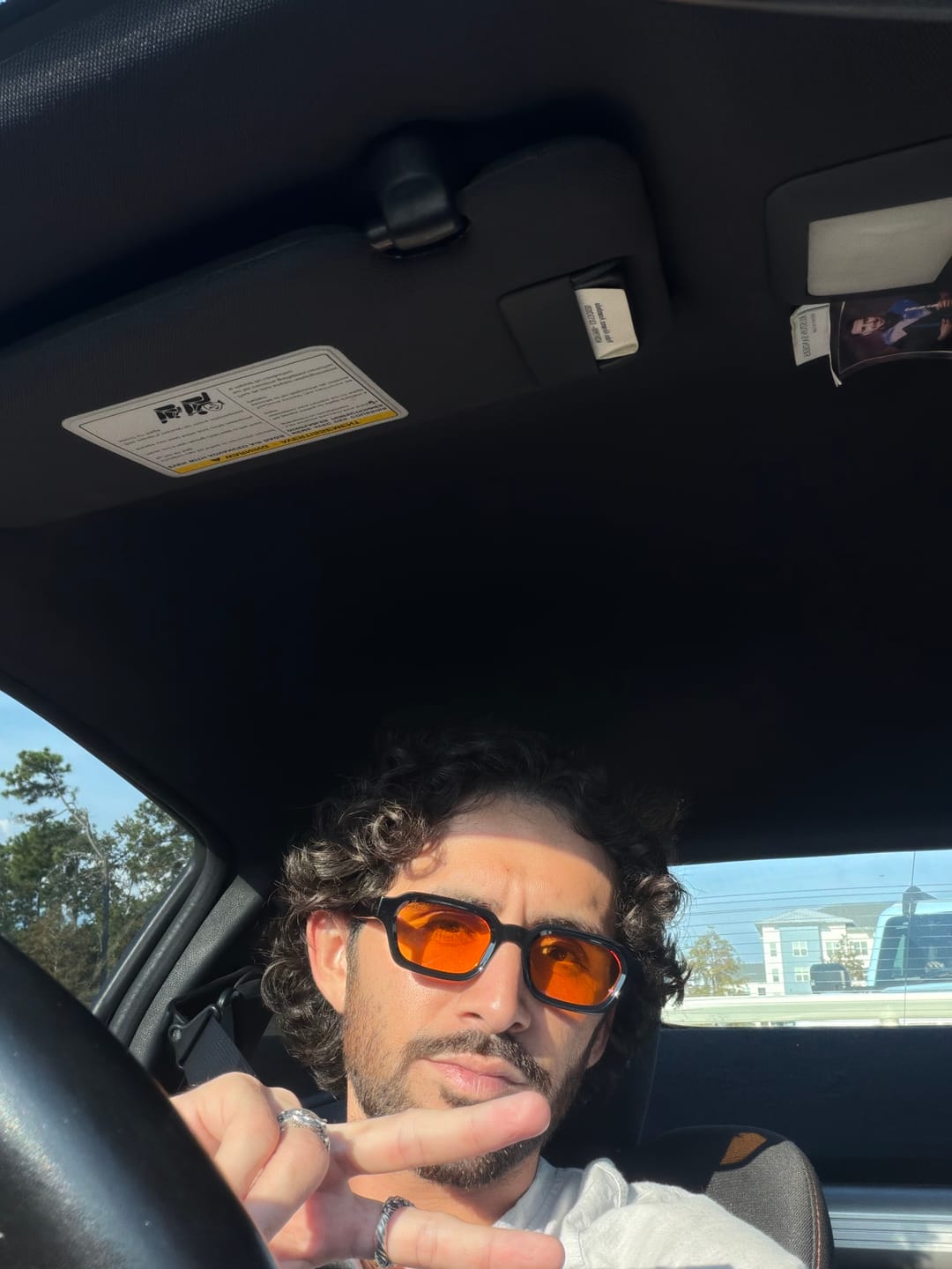 Customer photo review of AFTERS blue light blockers
