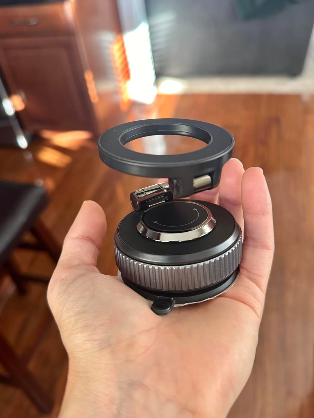 Customer photo review of Tekkvault™ AnchorPro Phone Holder