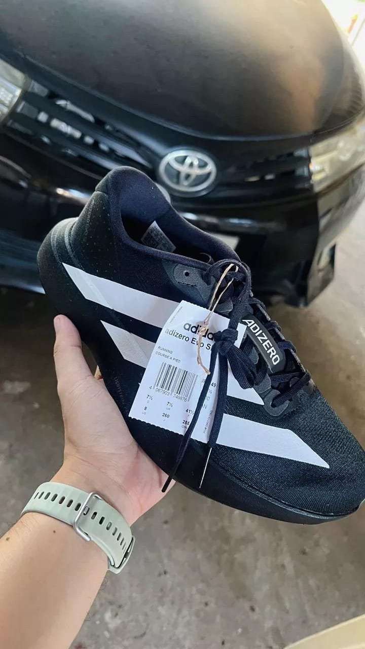 Customer photo review of Adizero Evo SL Core Black & White - AZB