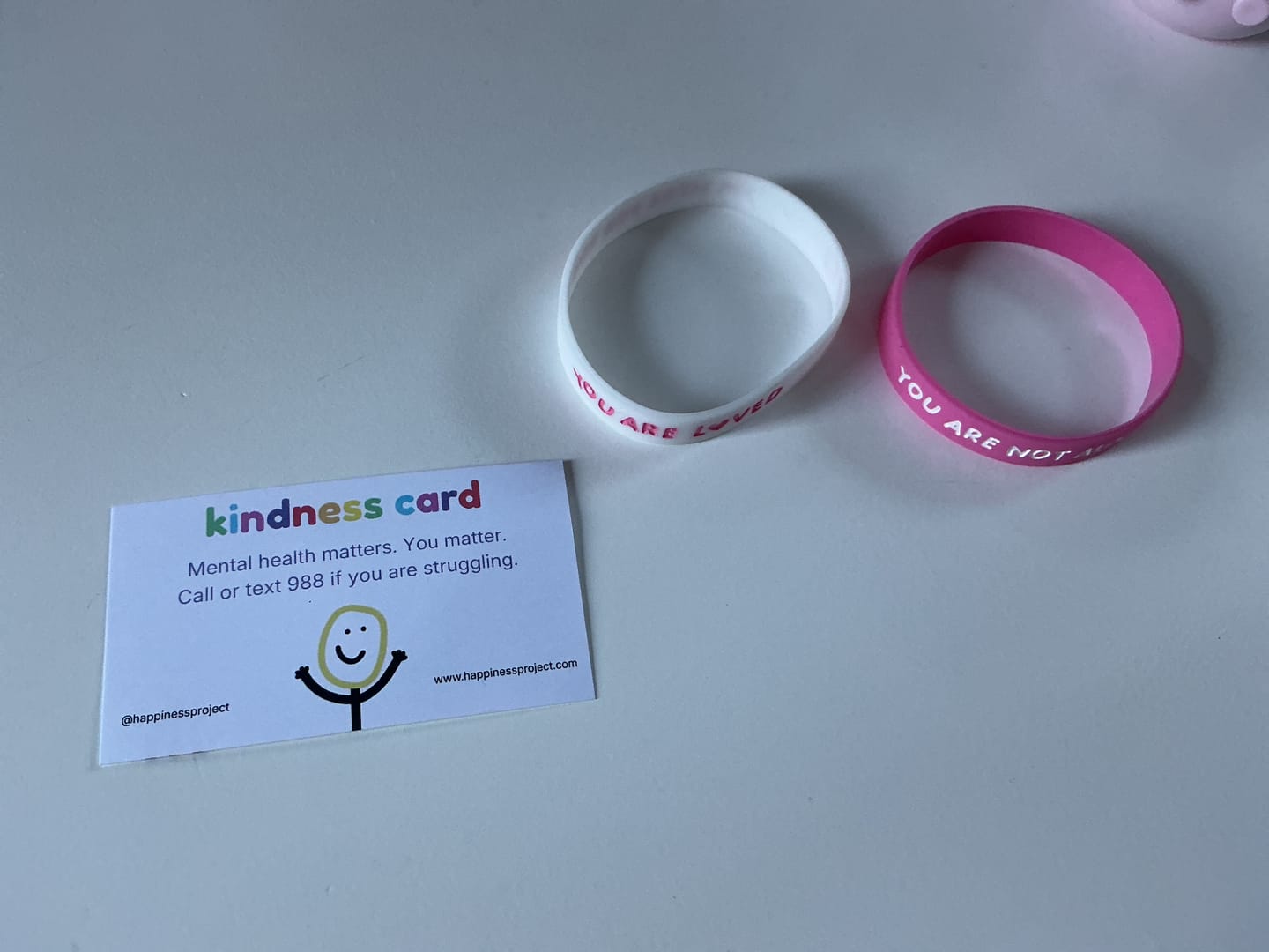 Customer photo review of Heart to Heart Wristband Duo