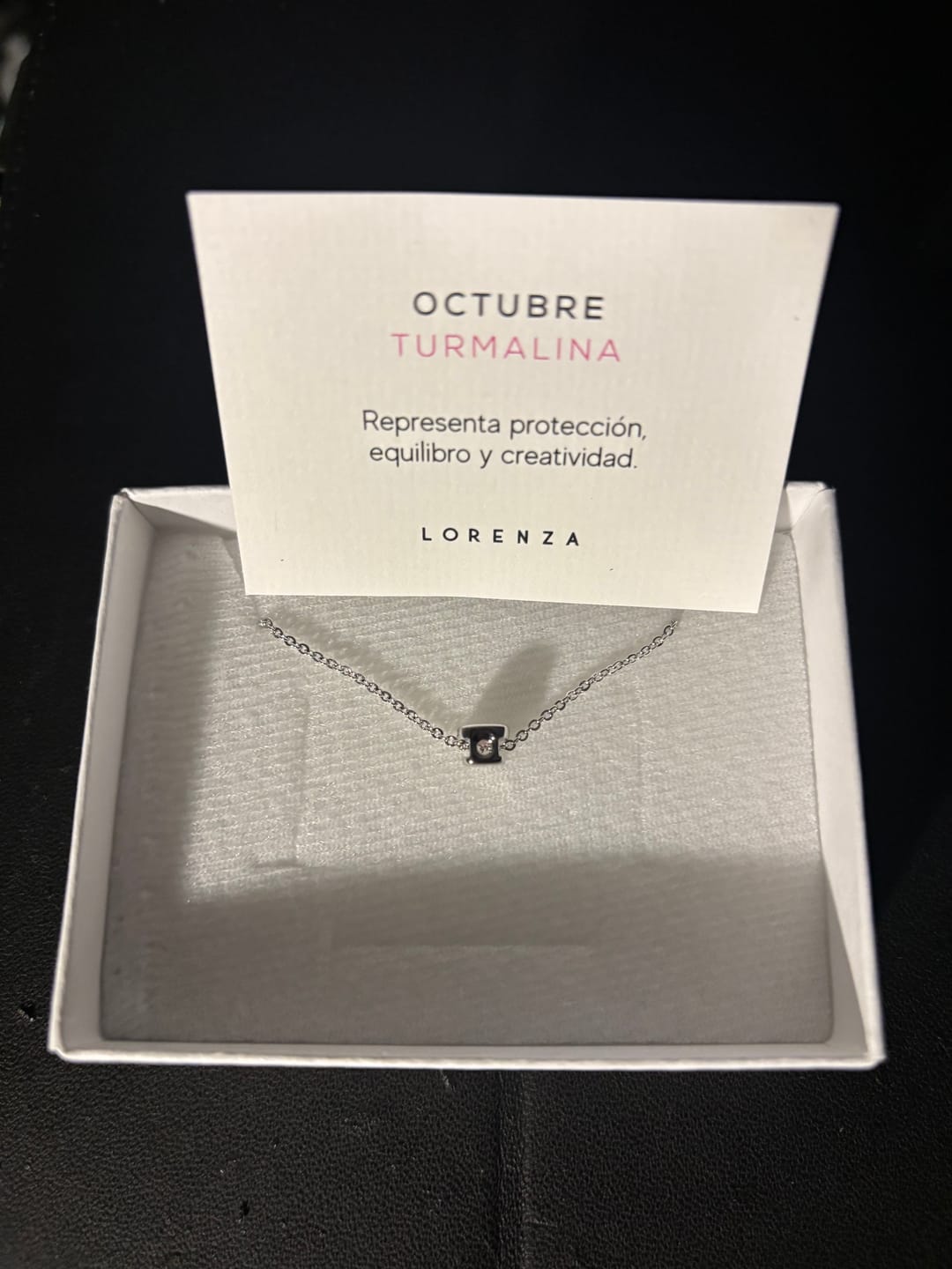 Customer photo review of Collar Birthstone Redondo