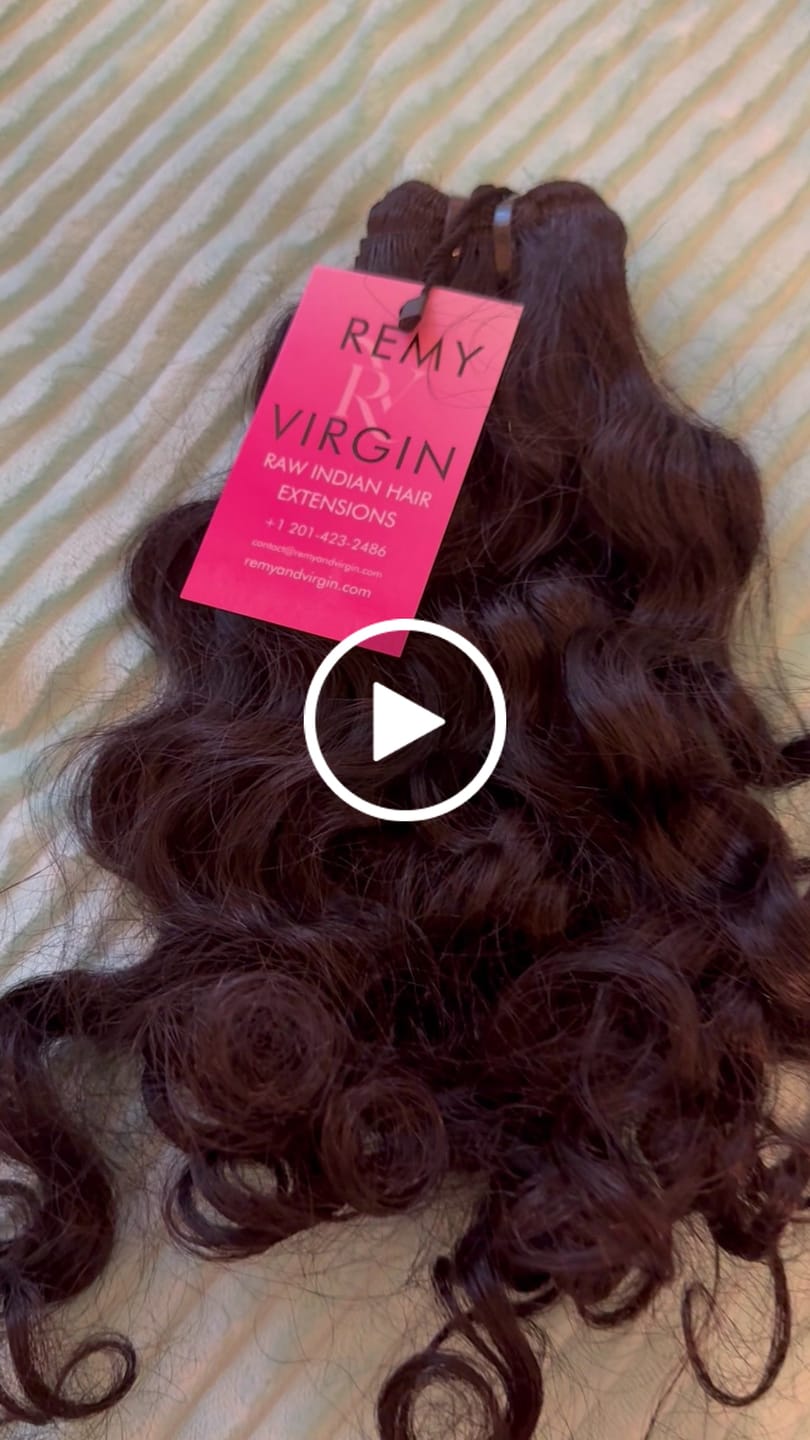 Customer video review of Raw Indian Curly Hair