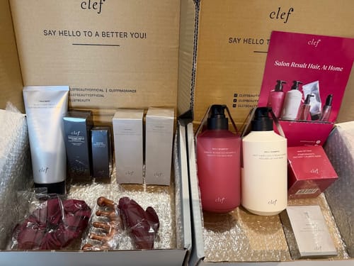 Customer photo review of [NEW] CLEF Capsule Treatment Smooth & Shine Airy Bounce Hair Serum 0.7ml (10capsule/Box)