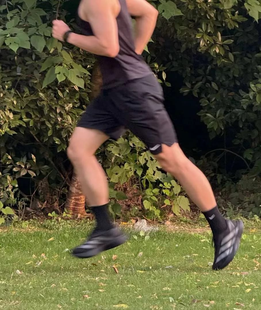 Customer photo review of Adizero Evo SL CoreBlack / Iron Mettalic - AZS