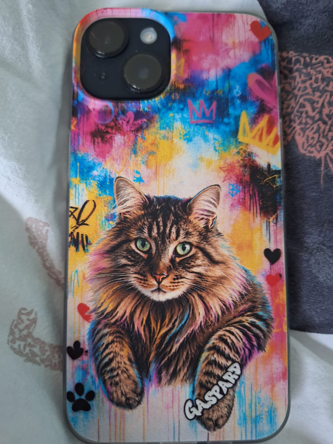 Customer photo review of Graffiti - Coque de téléphone personnalisée