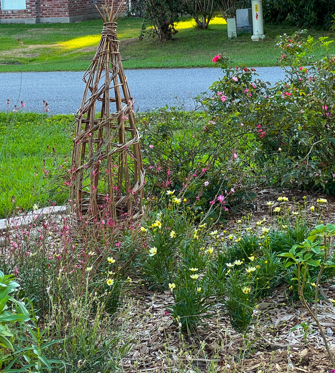 Customer photo review of The Willow Plant Support (3.8 Feet Tall)