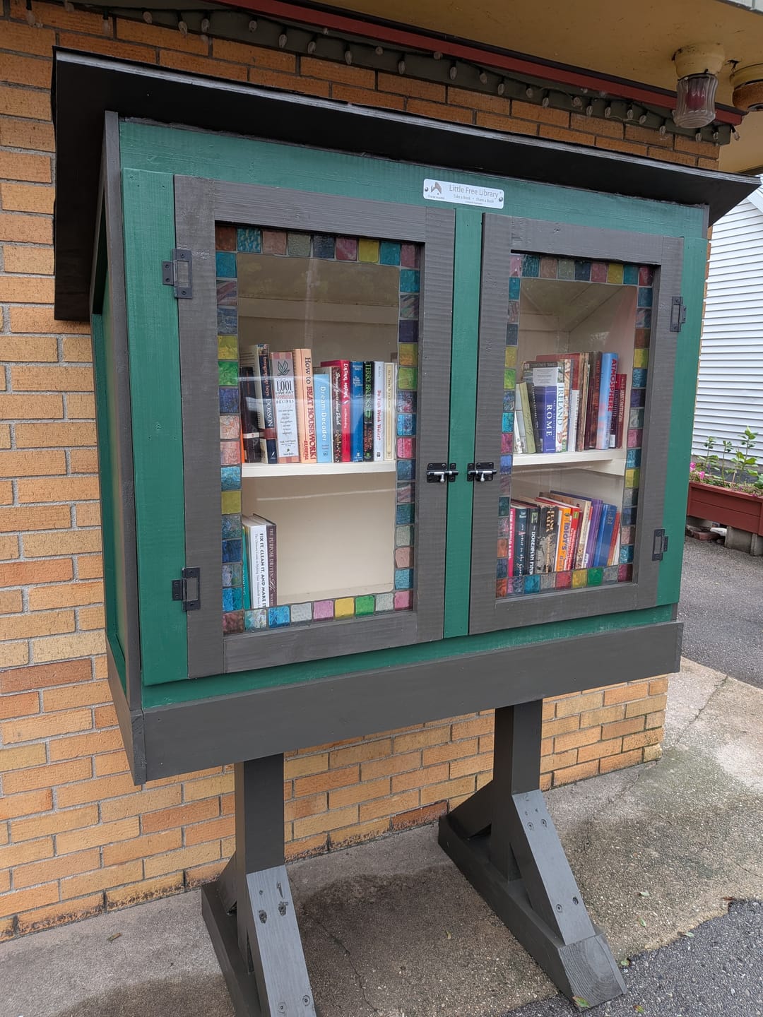 Customer photo review of Little Free Library Official Charter Sign