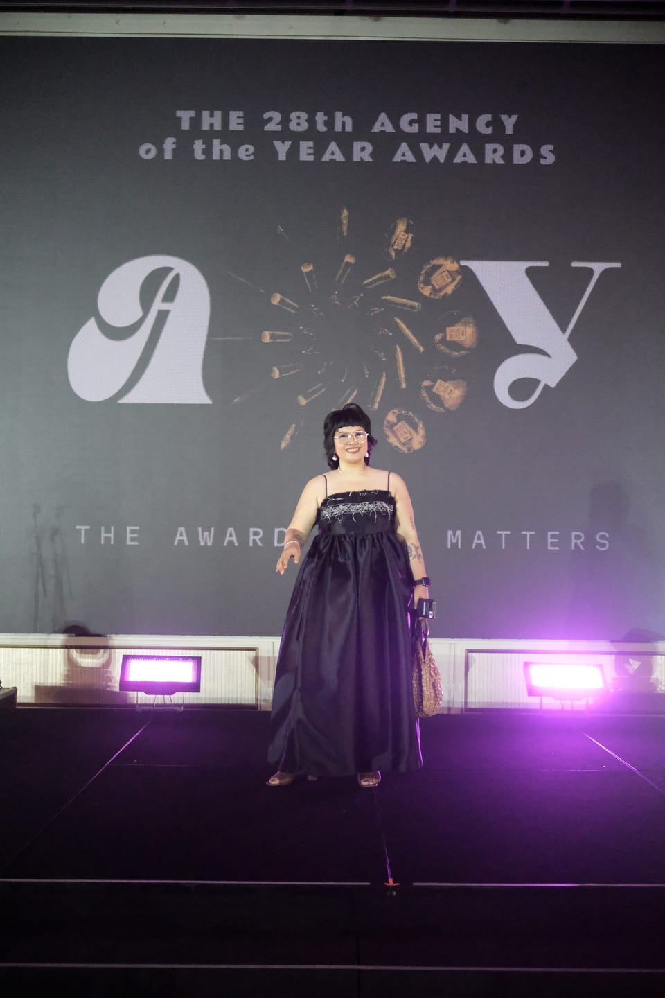 Customer photo review of Black Corin Dress