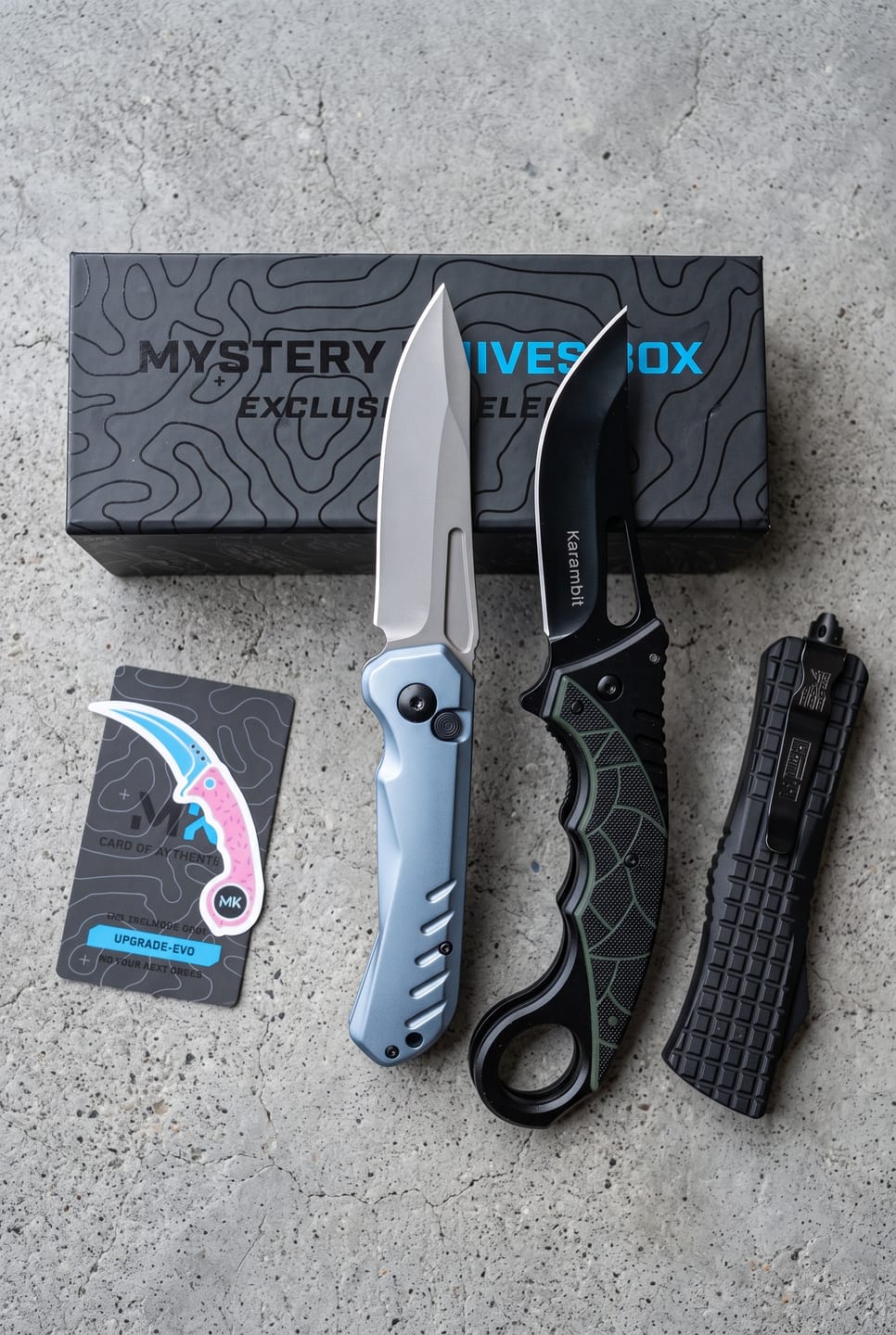 Customer photo review of MYSTERY KNIVES BOX™