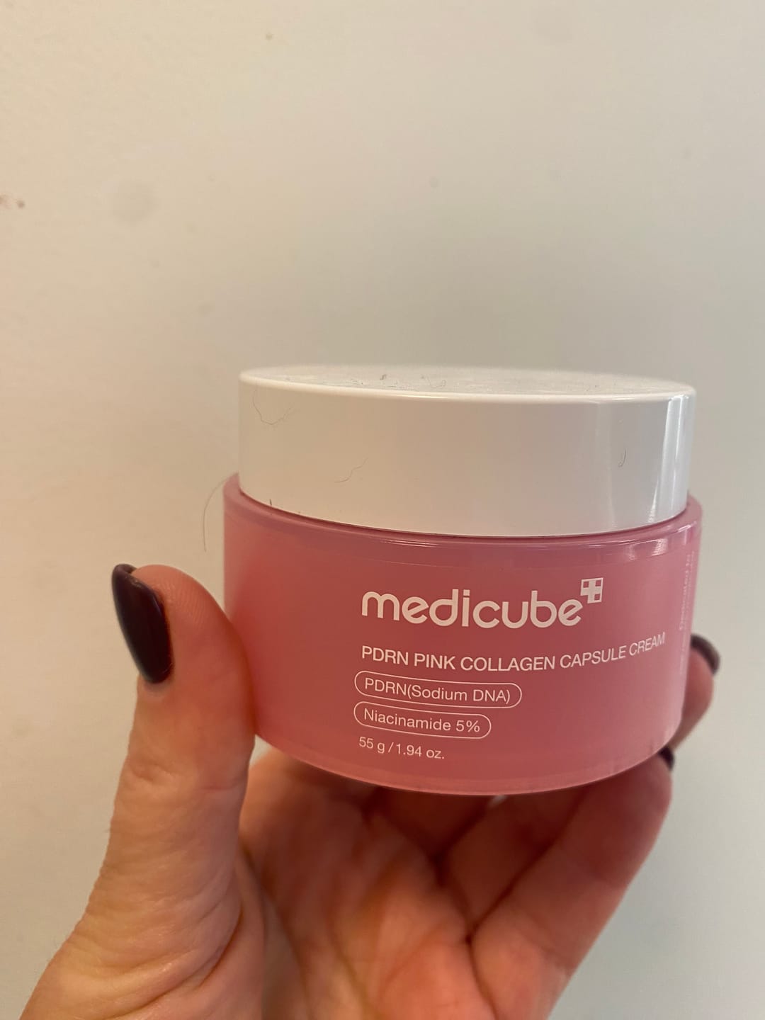 Customer photo review of Kapsulu liftinga krēms ādas tvirtumam Medicube PDRN Pink Collagen Capsule Cream