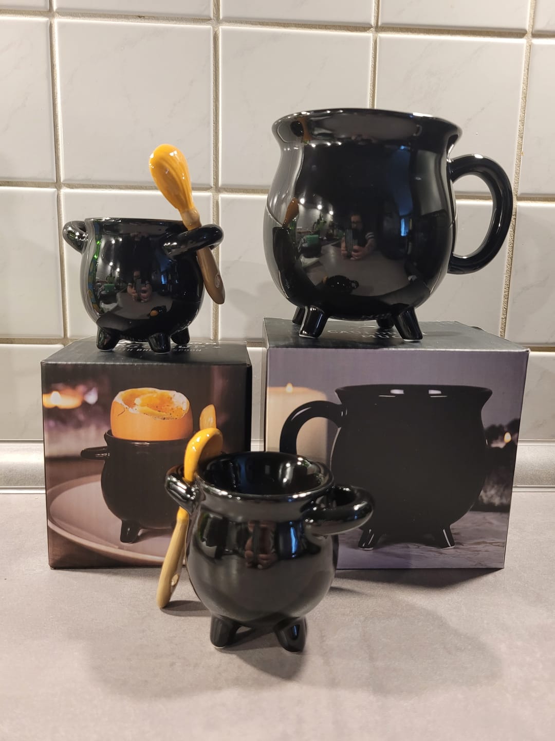Customer photo review of Kessel Eierbecher mit Besenlöffel - Set