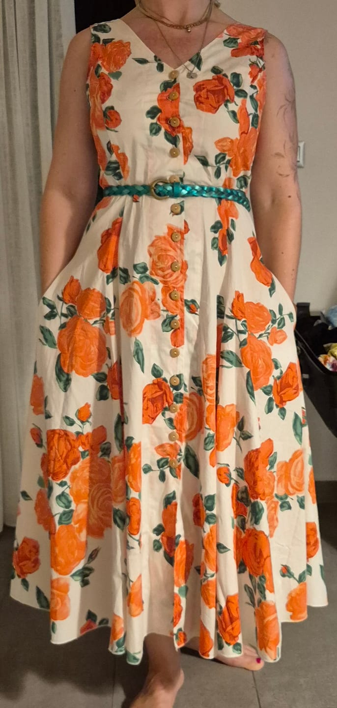 Customer photo review of Lily dress - romance