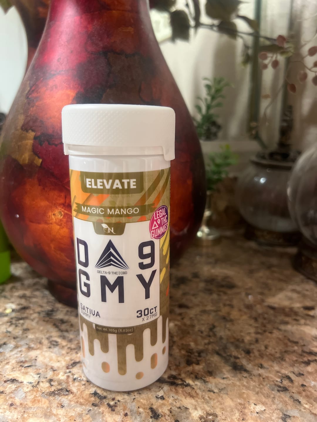 Customer photo review of DELTA 9 GUMMIES - 30CT  Magic Mango 810mg (15mg ea.) – SATIVA