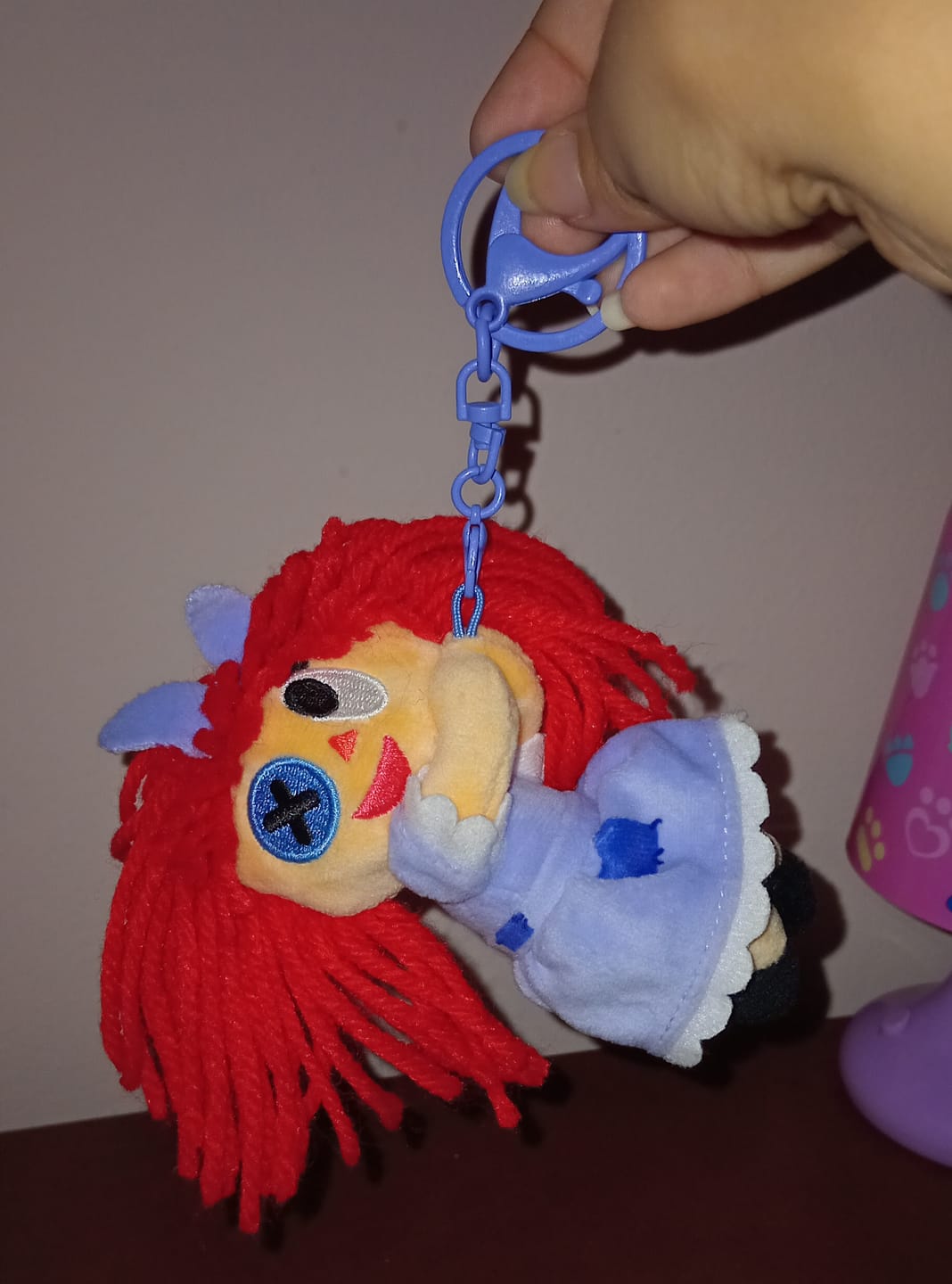 Customer photo review of Ragatha Plush Keychain