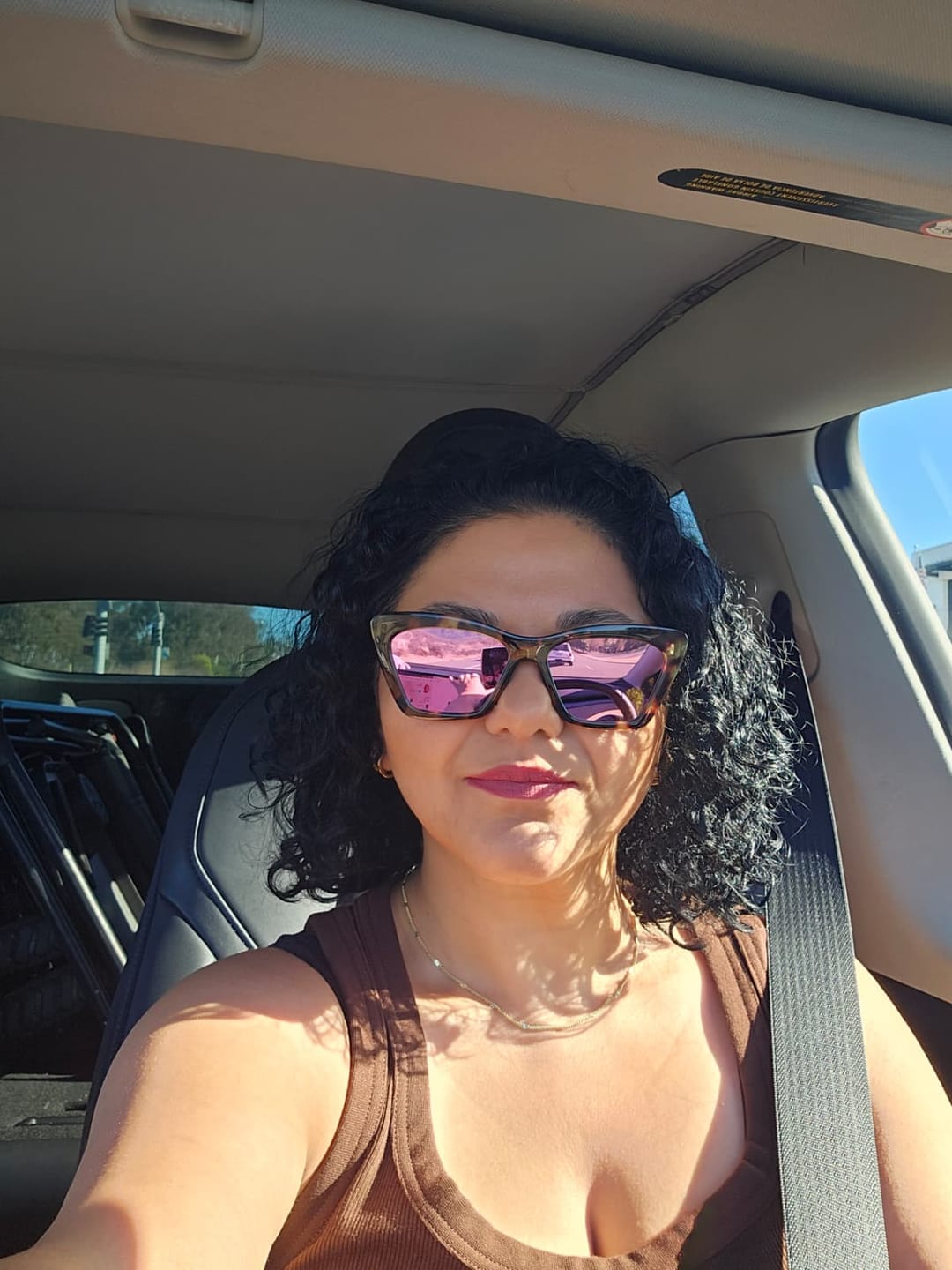 Customer photo review of Ancient Cairo - Pink Moon Mirror