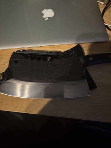 Customer photo review of Kaiju 8" Bone Crusher Cleaver