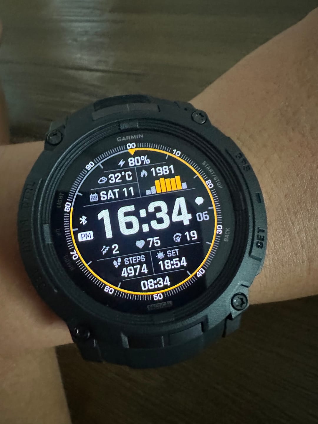 Customer photo review of Garmin Instinct 3 Tactical Edition