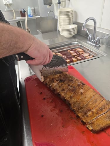 Customer photo review of Dynasty Series Serbian Cleaver