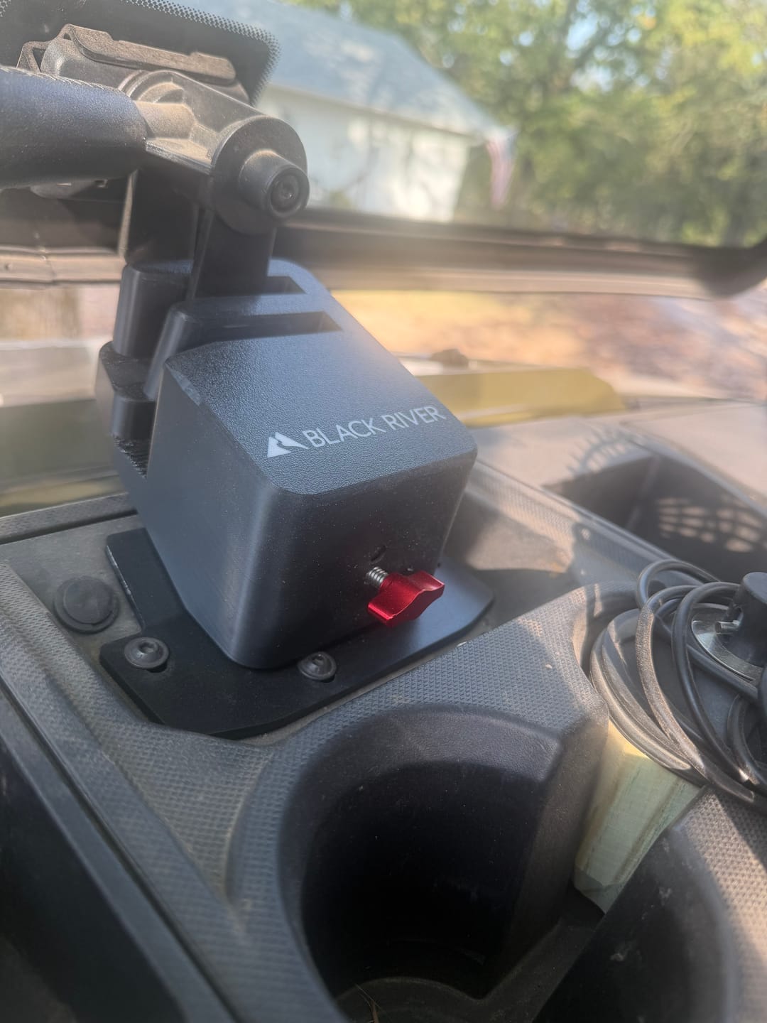 Customer photo review of Glass Tip-Out Windshield Extender