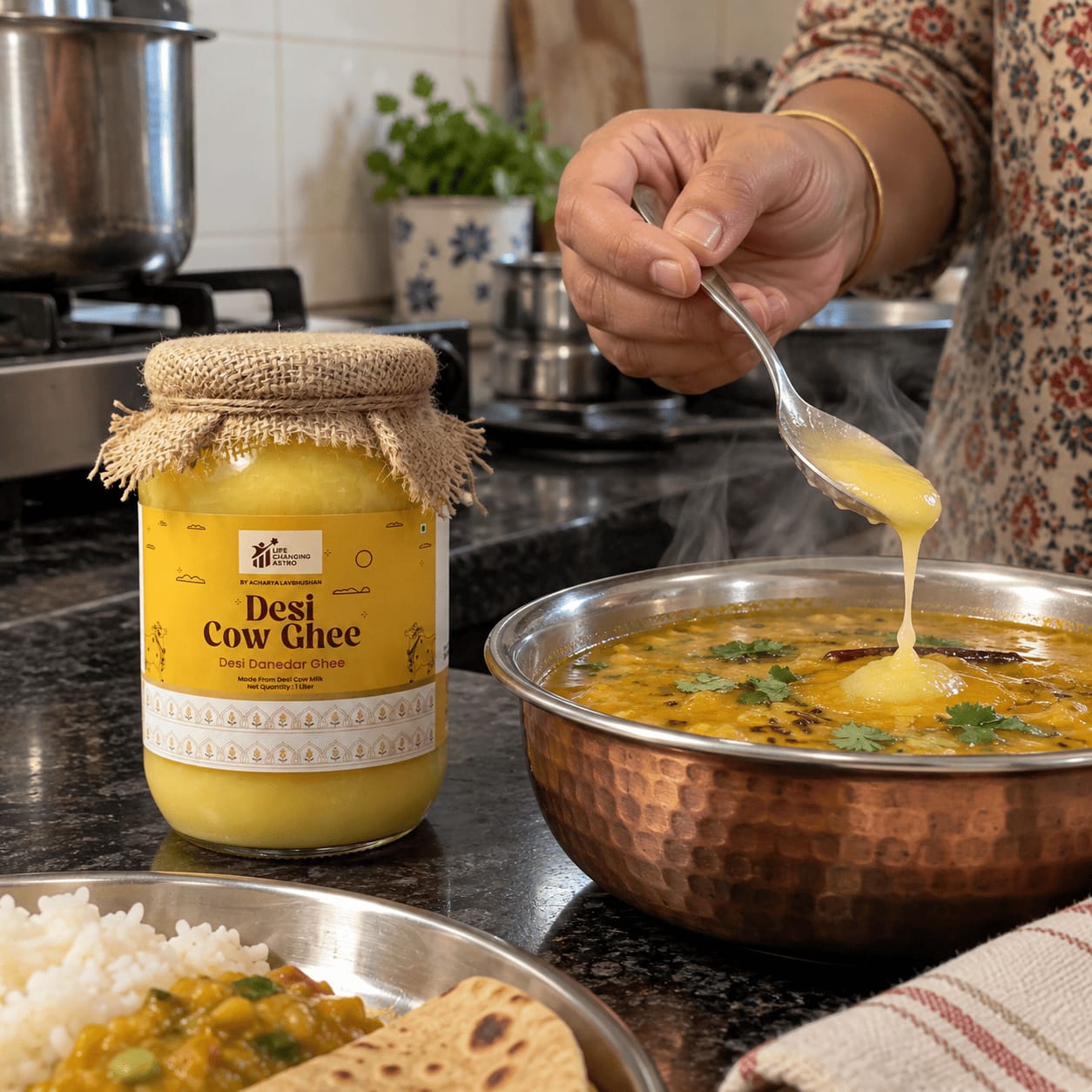 Customer photo review of Desi Cow Ghee