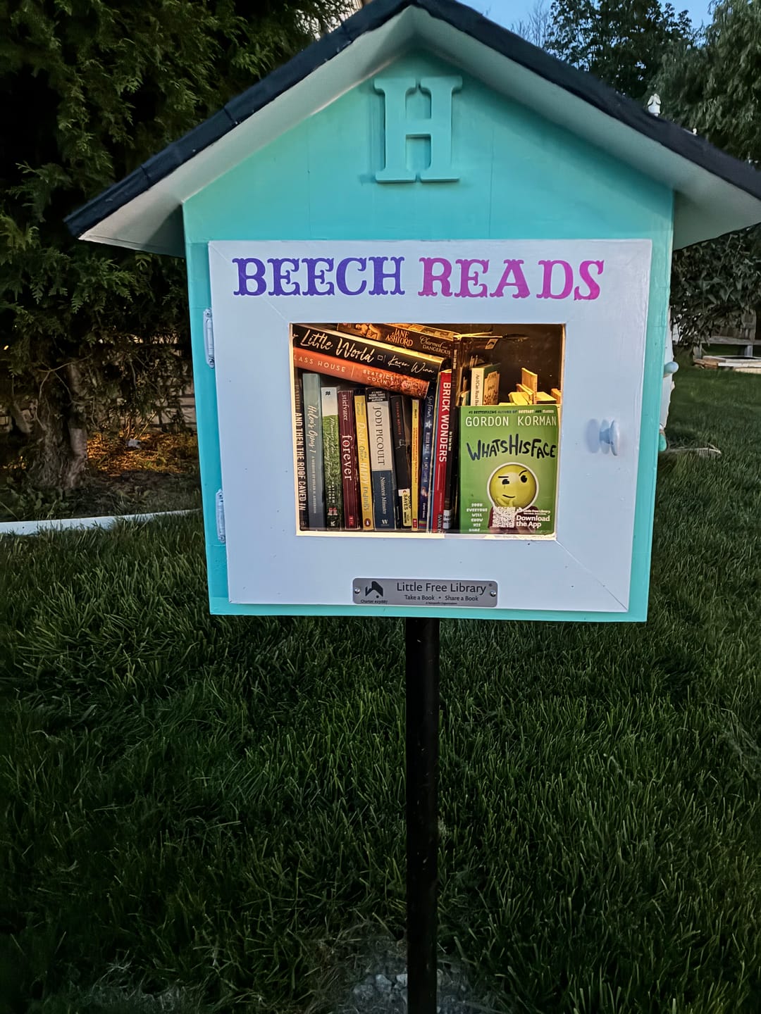 Customer photo review of Little Free Library Official Charter Sign