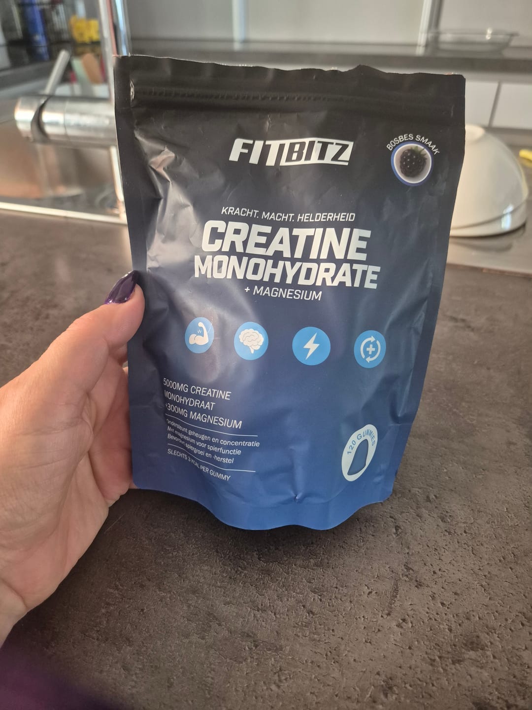 Customer photo review of Creatine Monohydrate + Magnesium