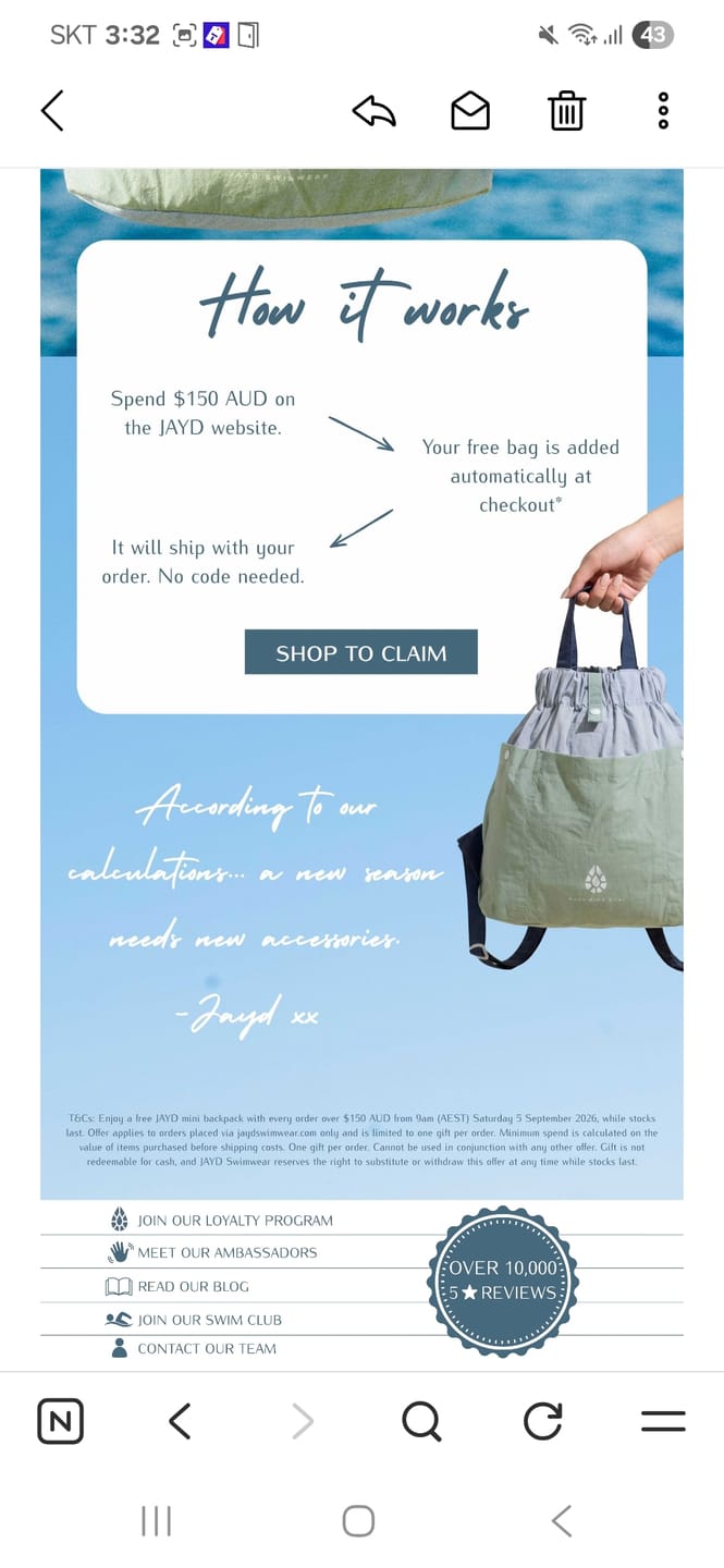 Customer photo review of JAYD Bag - Matcha|Breeze
