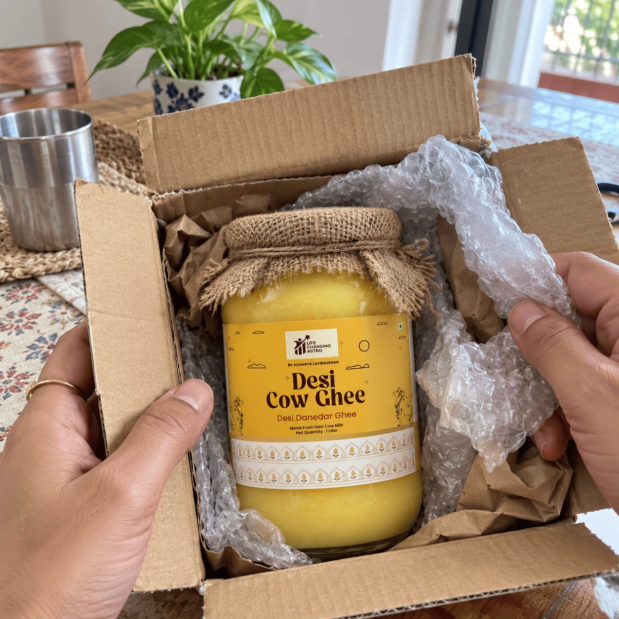 Customer photo review of Desi Cow Ghee