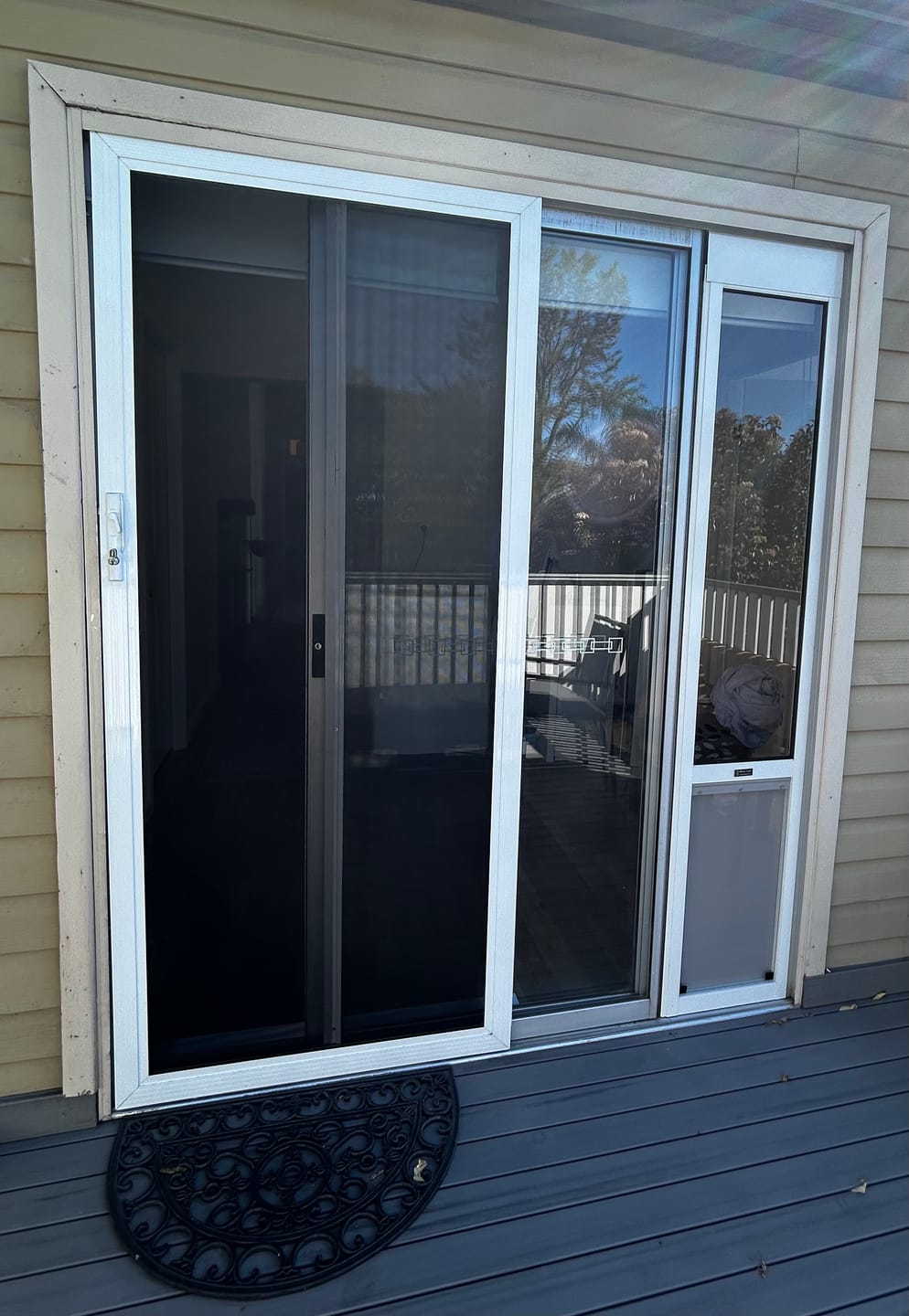 Customer photo review of Pet Door Inserts