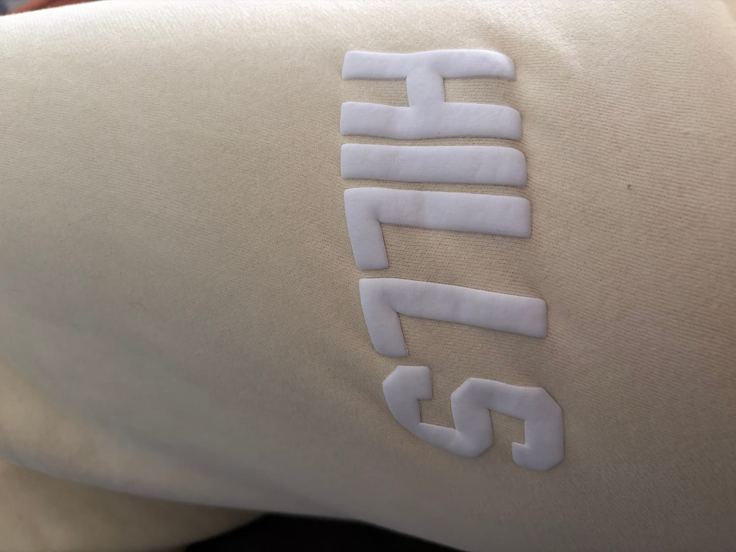 Customer photo review of GATED COMMUNITY STRAIGHT LEG SWEATPANTS BUTTER YELLOW