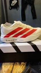 Customer photo review of Adidas Adizero EVO SL Off White Better Scarlet - ADS