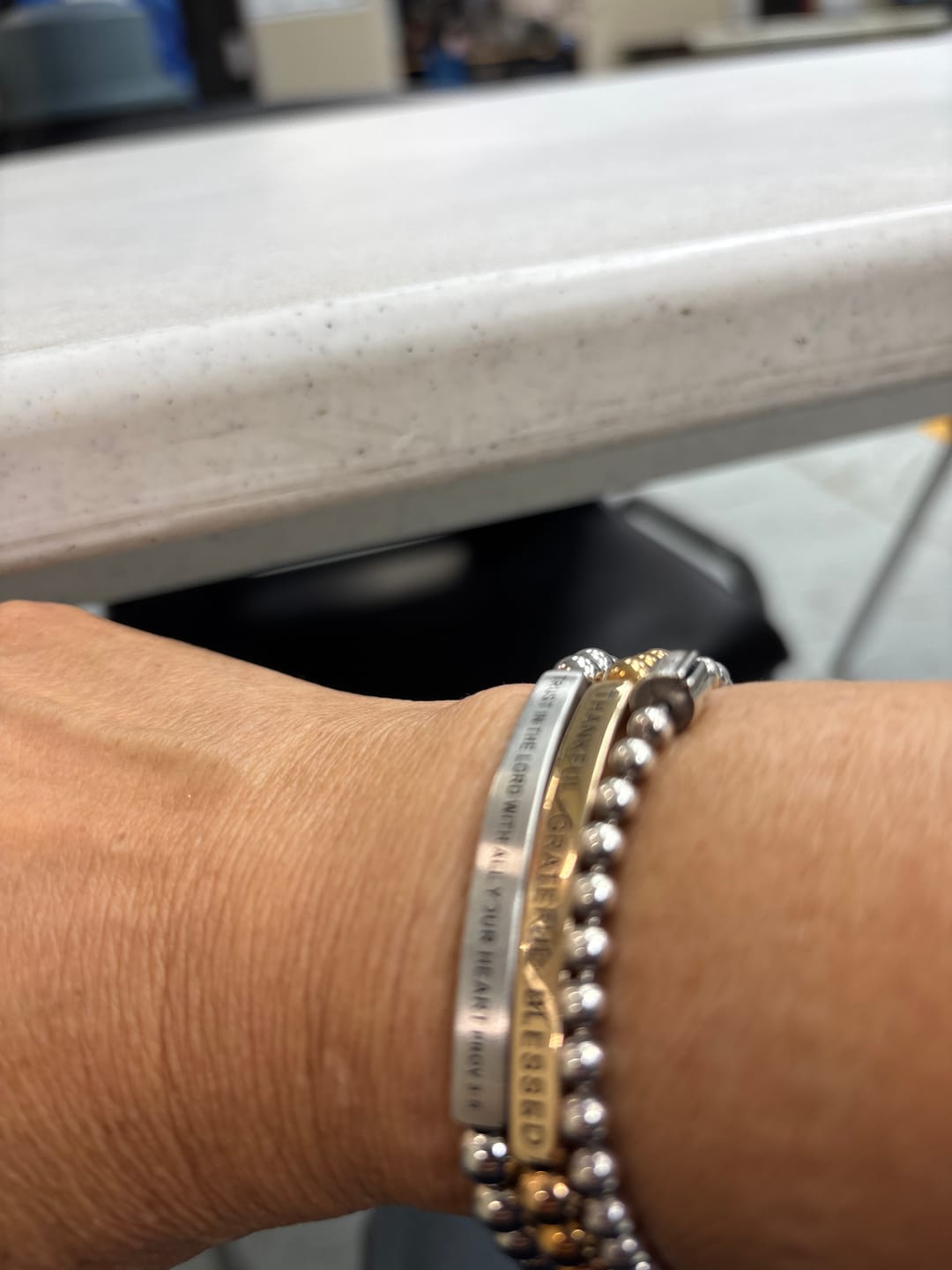 Customer photo review of DROP #7: LIFE IS BEAUTIFUL - BRACELET