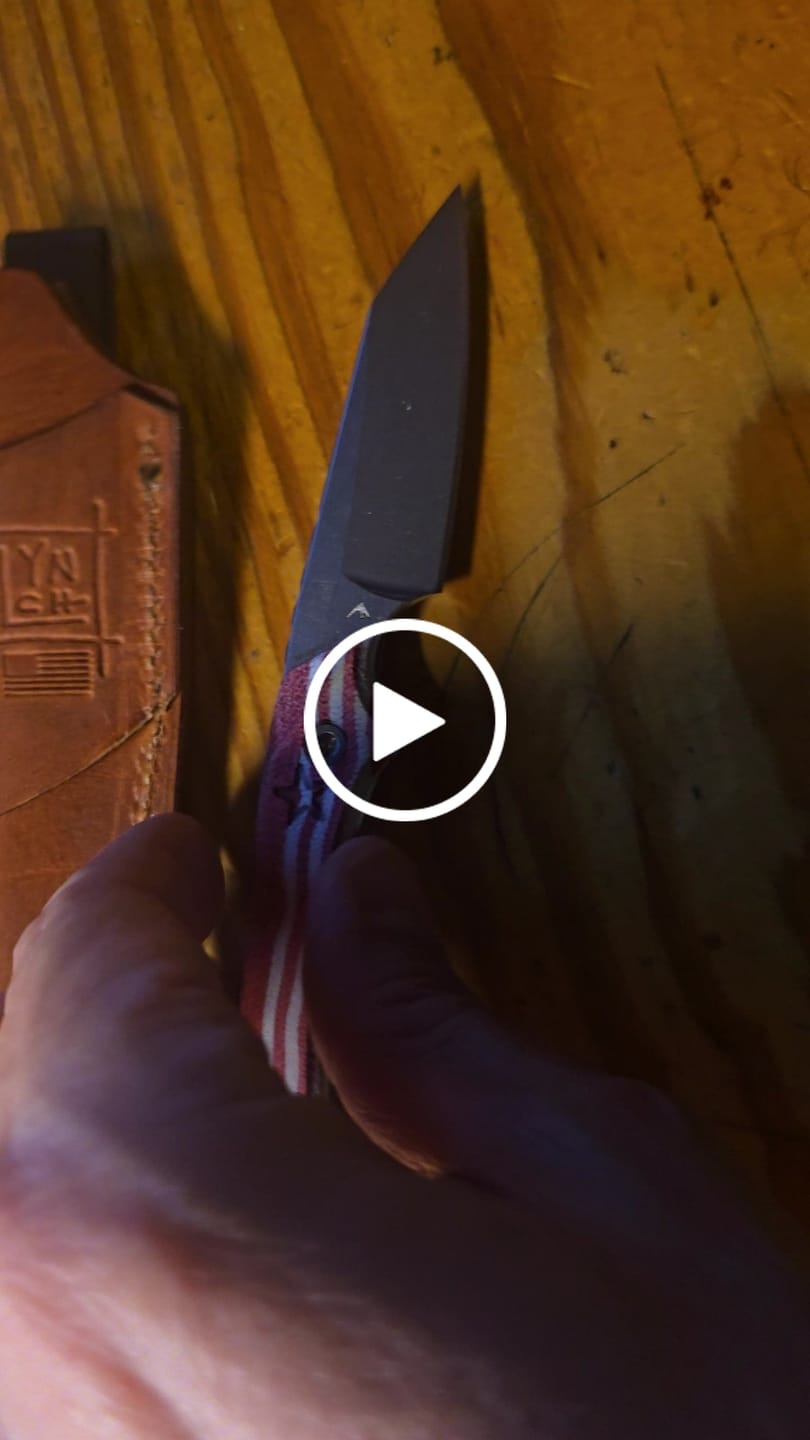 Customer video review of The Back Door: Lynch Blades USA 250 Swift Six - 2.5" MagnaCut, Patriotic G-Carta, Demo Unit - Made in USA (LB-SW6-USA250-DEMO)