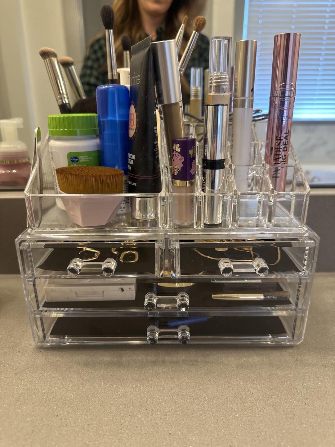 Customer photo review of Velouria ClearSpace™ Makeup & Beauty Organizer