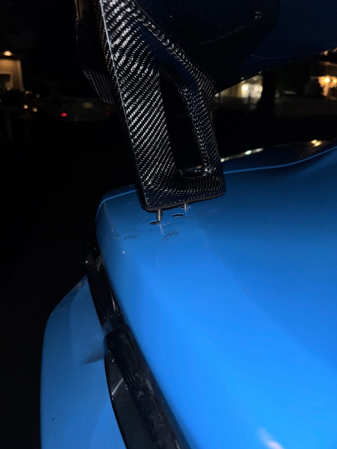 Customer photo review of 2016-2025 Camaro ZL1 1LE Gloss Carbon Fiber 1pc Rear Spoiler