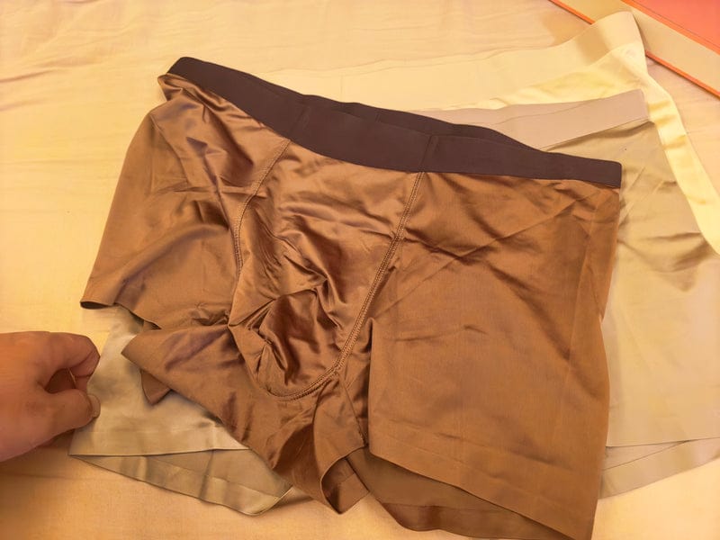 Customer photo review of SILKGANG™ Antibakteriyel Nefes Alabilir İpek Erkek Boxer