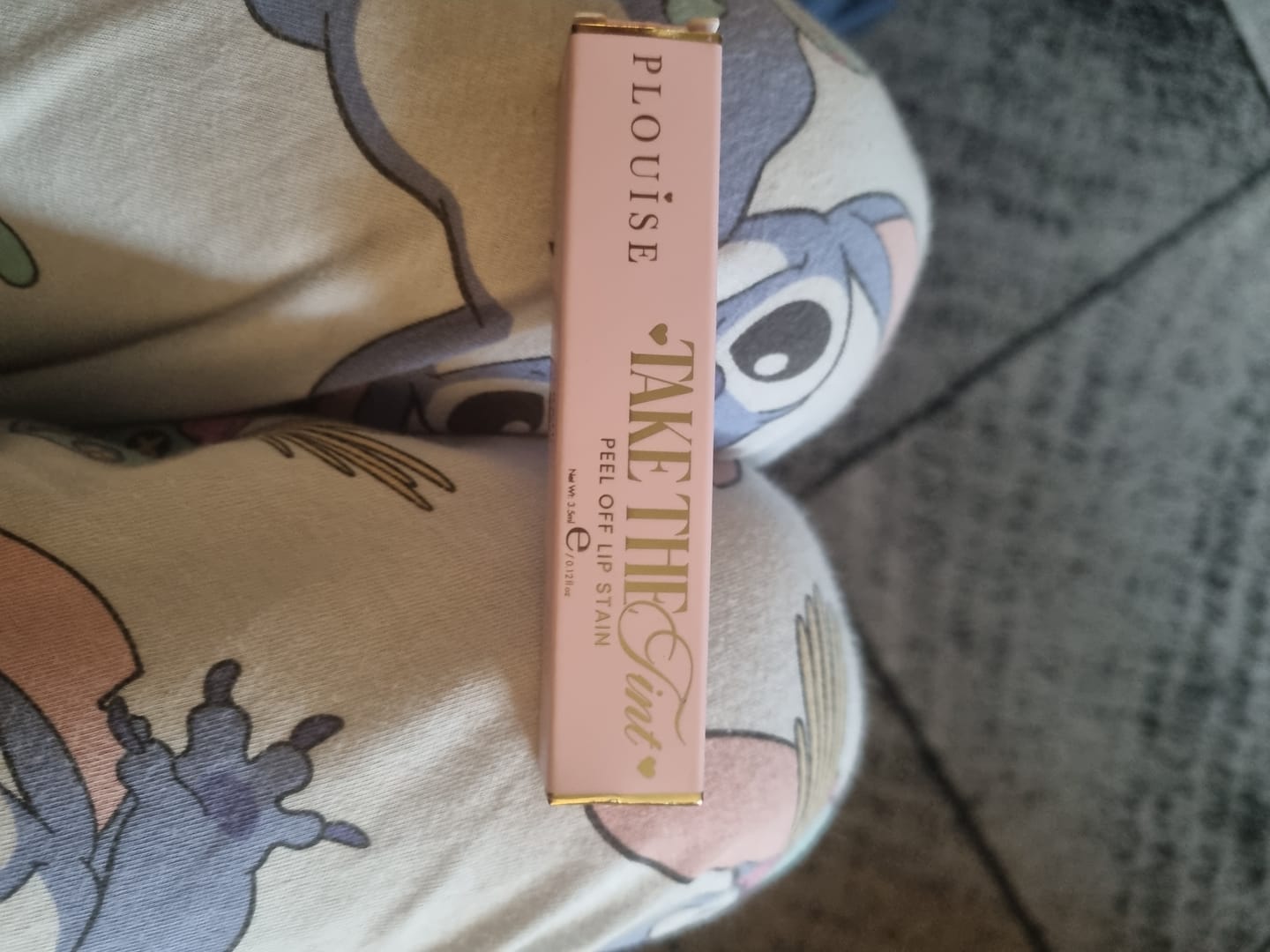 Customer photo review of Back to Business Take The Tint Peel Off Lip Stain
