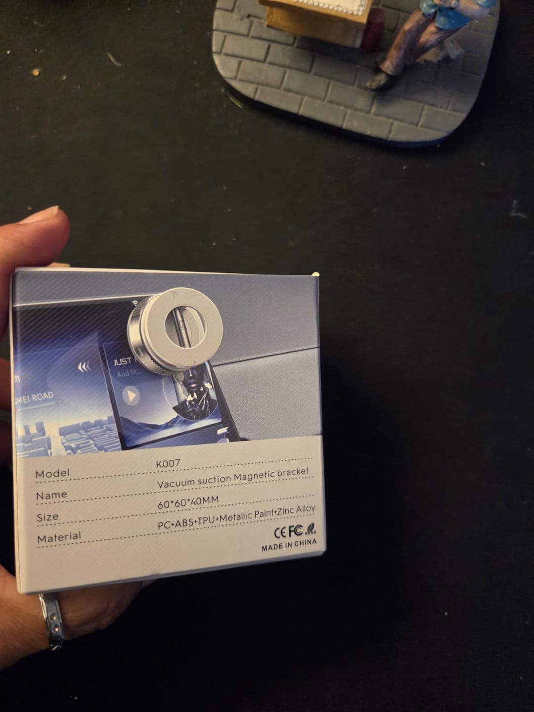 Customer photo review of Tekkvault™ AnchorPro Phone Holder