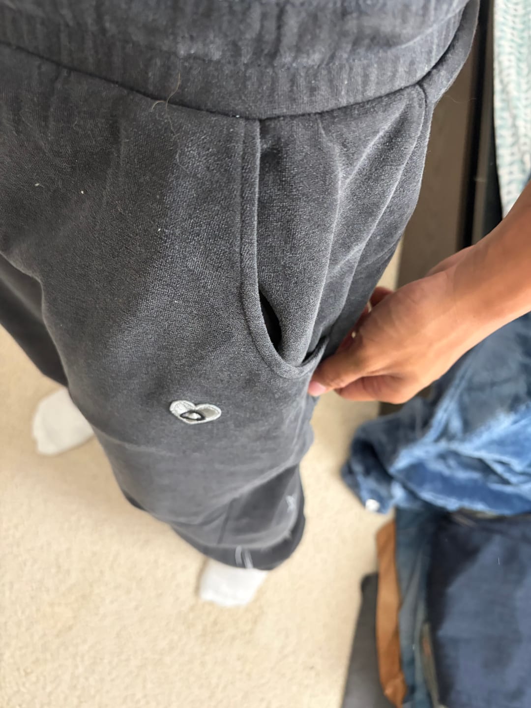 Customer photo review of Aelfric Eden Blade Baggy Barrel Sweatpants