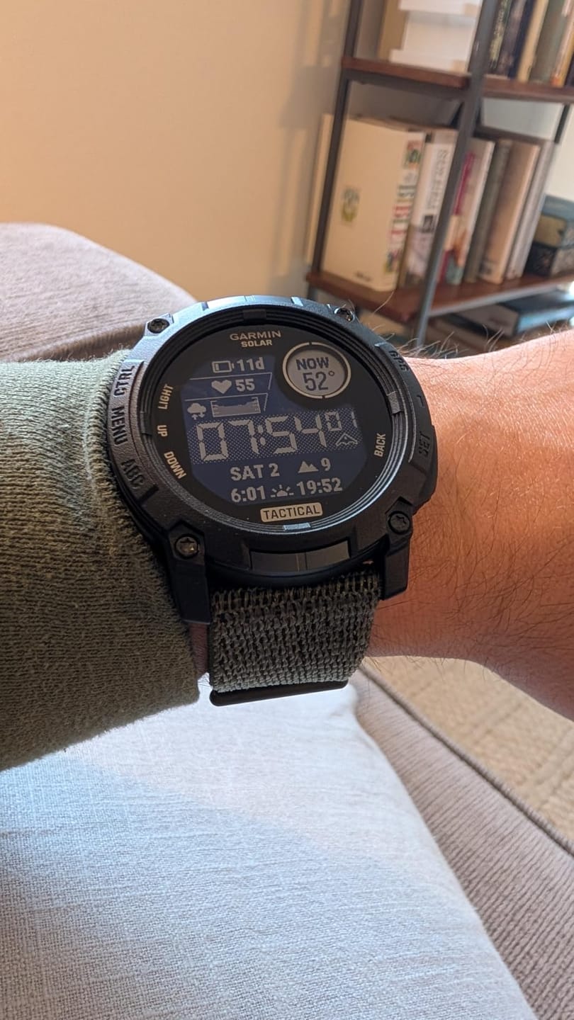Customer photo review of Garmin Instinct 3 Tactical Edition